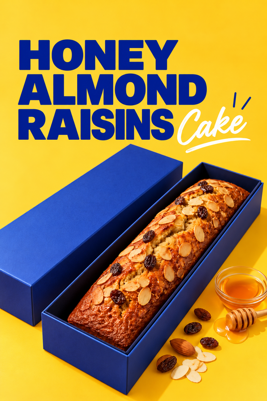 Honey Almond Raisins Cake